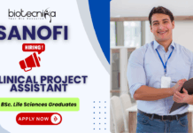 Clinical Project Assistant clinical research jobs, clinical trial assistant jobs, biotech jobs at Sanofi Hyderabad