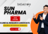 Clinical Research Associate Job at Sun Pharma | Clinical Research Careers Hyderabad