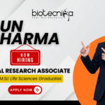 Clinical Research Associate Job at Sun Pharma | Clinical Research Careers Hyderabad