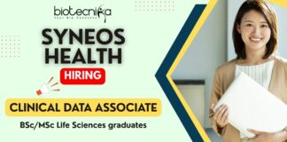 Clinical Research Jobs at Syneos Health – Clinical Data Associate Role in Clinical Data Management