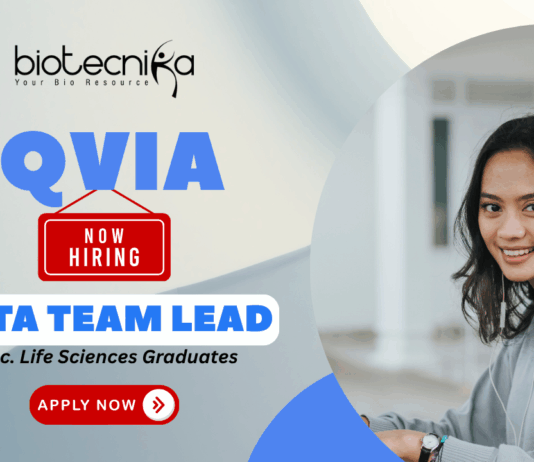 Data Team Lead IQVIA Kochi | Clinical Data Management Jobs | Life Science Careers