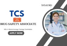 Biotechnology Drug Safety Associate Jobs at TCS – Apply Now Biotechnology Jobs: TCS is Hiring Drug Safety Associate | Candidates wit MSc in Biotechnology Apply Now | TCS Career