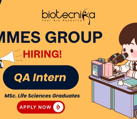 QA Intern at Emmes Group – quality assurance jobs for life science students
