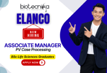 Elanco Hiring Associate Manager – PV Case Processing | Life Science Graduates Apply Now Elanco Careers Associate Manager PV Case Processing job in Bangalore for life science and pharmacovigilance professionals