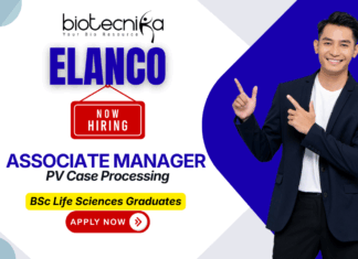 Elanco Careers Associate Manager PV Case Processing job in Bangalore for life science and pharmacovigilance professionals