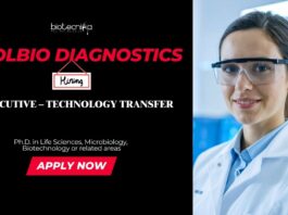 Executive Jobs: Molbio Diagnostics is Hiring for an Executive Position | Apply Now for Biotech Career | Life Science Jobs