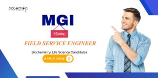 Biochemistry Jobs in Mumbai – MGI Is Hiring – Apply Now Biochemistry Jobs: MGI is Hiring Field Service Engineer | Apply Now for Life Science Career | Life Science Jobs