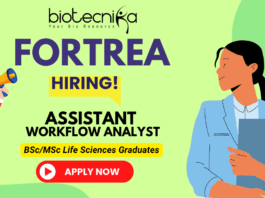 Pharmacovigilance Jobs at Fortrea For Life Sciences | Assistant Workflow Analyst Role Assistant Workflow Analyst at Fortrea – pharmacovigilance jobs and clinical research jobs in India