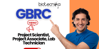 GBRC laboratory technician jobs 2025 – life science and research assistant recruitment