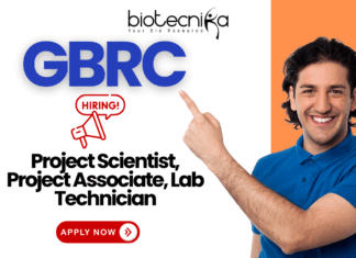 GBRC laboratory technician jobs 2025 – life science and research assistant recruitment