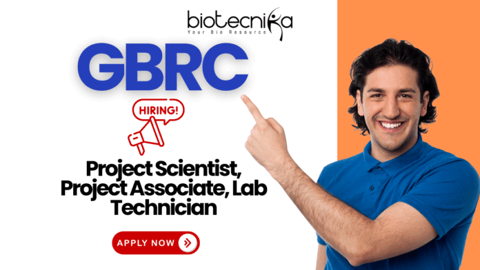 GBRC laboratory technician jobs 2025 – life science and research assistant recruitment