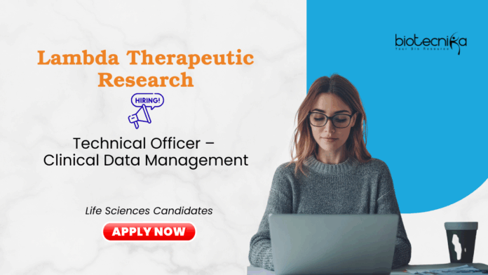 CDM Job at Lambda Therapeutic Research. Life Sciences Candidates, Apply Now. Clinical Data Management vacancy in Ahmedabad.