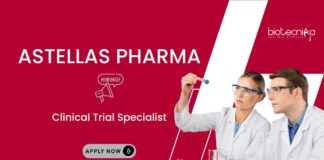 Clinical Trial Job at Astellas Pharma, for Clinical Trial Specialist role. Job in Bengaluru. Clinical Research Careers