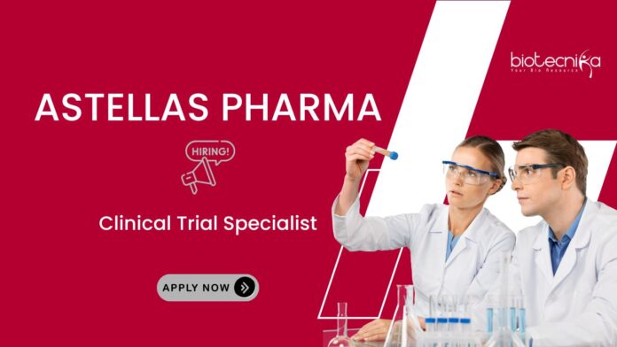Clinical Trial Job at Astellas Pharma, for Clinical Trial Specialist role. Job in Bengaluru. Clinical Research Careers
