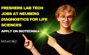 Freshers Life Sciences Lab Tech Jobs at Neuberg Diagnostics