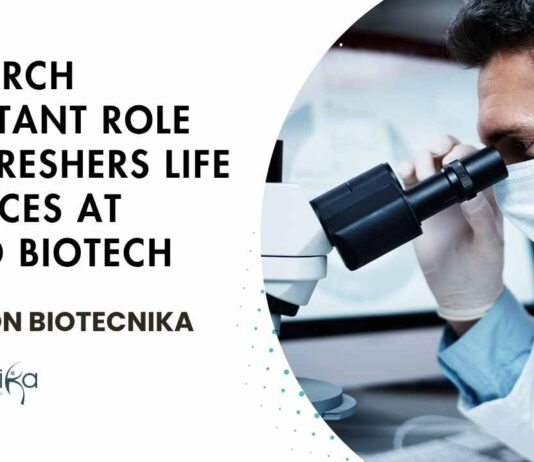 Biotech Research Assistant Jobs at Retro Biotech - Apply on Biotecnika
