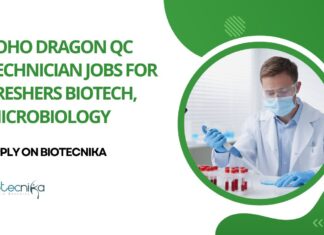 Biotech QC Technician Jobs at SoHo Dragon - Apply on Biotecnika