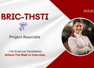 Project Associate Jobs at BRIC-THSTI, under CDSA. Life Sciences Candidates, Apply Now. Attend The Walk-in Interview