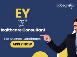 Life Science Jobs: EY is Hiring a Healthcare Consultant | Apply Now for EY Career | Healthcare Consultant Jobs
