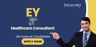 Life Science Jobs: EY is Hiring a Healthcare Consultant | Apply Now for EY Career | Healthcare Consultant Jobs