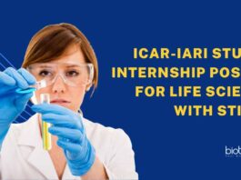Life Sciences Student Internships | IARI Student Internships | Biotech Student Internships