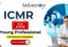 ICMR recruitment 2025 Young Professional-II Life Science jobs Content Development & Dissemination