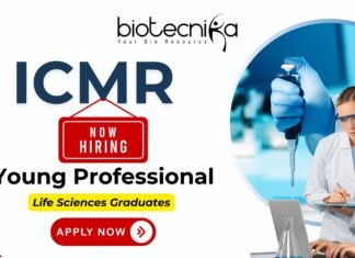 ICMR Recruitment – Young Professional-II Life Science Jobs ICMR recruitment 2025 Young Professional-II Life Science jobs Content Development & Dissemination