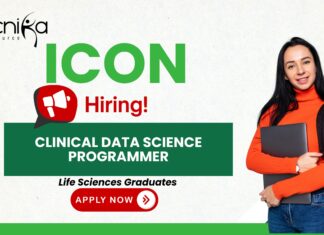 Clinical research jobs at ICON – Data Science Programmer role for life science jobs seekers and ICON career aspirants