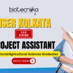 IISER Kolkata Project Assistant walk-in interview research jobs life science jobs