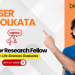 IISER Kolkata junior research fellow recruitment for biological science jobs – SERB project vacancy