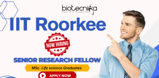 SRF Vacancy at IIT Roorkee | Research Jobs | Life Sciences Jobs IIT Roorkee recruitment SRF research jobs life sciences jobs