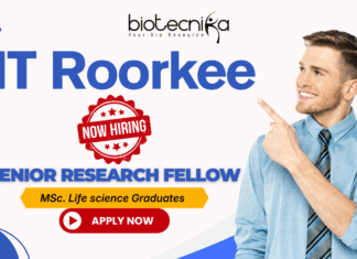 SRF Vacancy at IIT Roorkee | Research Jobs | Life Sciences Jobs IIT Roorkee recruitment SRF research jobs life sciences jobs