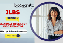 ILBS recruitment for Clinical Research Coordinator – clinical research jobs 2025