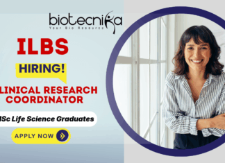 ILBS recruitment for Clinical Research Coordinator – clinical research jobs 2025