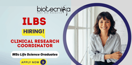 ILBS Recruitment 2025: Walk-In for Clinical Research Coordinator | Clinical Research Jobs ILBS recruitment for Clinical Research Coordinator – clinical research jobs 2025