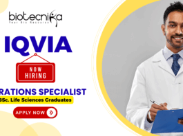 IQVIA Operations Specialist 1 pharmacovigilance jobs for life science graduates
