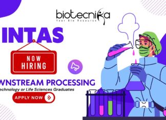 R&D jobs at Intas Pharmaceuticals – biotechnology jobs for life science students