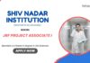 Project Associate Jobs: JRF Vacancy at Shiv Nadar Institution - Seeking JRF Project Associate I | Apply Now for Life Science Career