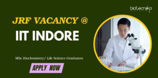 Research Jobs: JRF Vacancy at IIT Indore - Apply Now for IIT Indore Recruitment