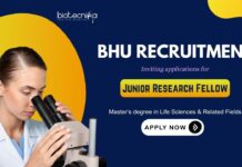 BHU Recruitment: JRF Vacancy – Life Science Candidates Apply Now BHU Recruitment: Inviting applications for Junior Research Fellow position | Masters's in Life Sciences Apply Now for Life Science Research