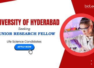 UOH Recruitment: Life Science Graduates Apply For JRF Position UOH Recruitment: UOH Seeking a Junior Research Fellow | Masters in Life Sciences Can Apply Now for Life Science Research
