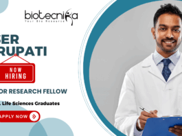 Junior Research Fellow jobs at IISER Tirupati – Life science research opportunities 2025