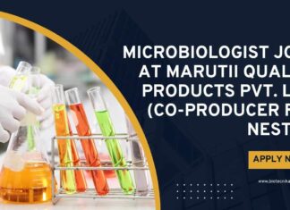 Microbiology Jobs Microbiologist Jobs at Marutii Quality Products Pvt. Ltd. (Co-producer for Nestlé), Apply on Biotecnika