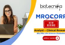 Analyst Clinical Research role for life science jobs seekers in clinical research jobs and clinical data analyst jobs