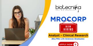 Analyst Clinical Research role for life science jobs seekers in clinical research jobs and clinical data analyst jobs