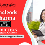Production Fermentation Officer job at Macleods Pharma for biotechnology jobs and microbiology jobs in Dahej.