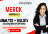Analyst Biology Marketing Operations job at Merck for Life Science Jobs and biotech job seekers.
