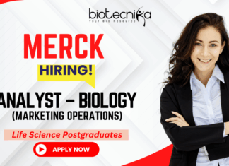 Analyst Biology Marketing Operations job at Merck for Life Science Jobs and biotech job seekers.