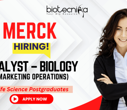 Analyst Biology Marketing Operations job at Merck for Life Science Jobs and biotech job seekers.