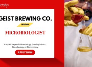 Microbiology Jobs: Geist Brewing is Hiring a Microbiologist in Bengaluru | Apply Now for Life Science Jobs